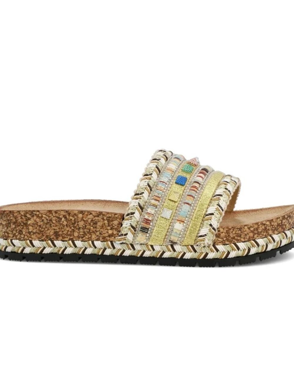 Mia TOO Women's Demelza Embellished Footbed Slide Sandal size 8